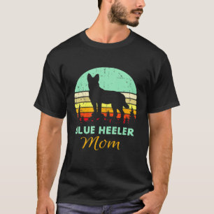 Retro 70s 80s Blue Heeler Mom Australian Cattle Do T-Shirt