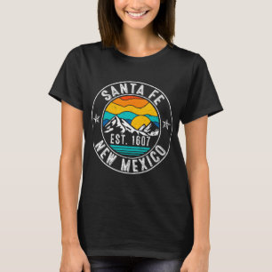 Retro 70s 80s Santa Fe New Mexico Nm T-Shirt
