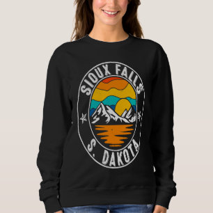 Retro 70s 80s Sioux Falls South Dakota SD Sweatshirt