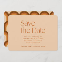 Retro 70s Aesthetic Rainbow Brown Simple