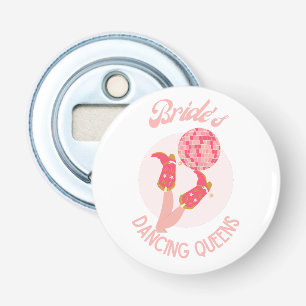 Retro 70s Bride’s Dancing Queens Bachelorette Bottle Opener