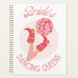 Retro 70s Bride’s Dancing Queens Bachelorette Planner