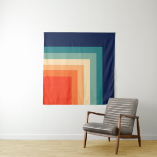Retro 70s Colour Palette Tapestry