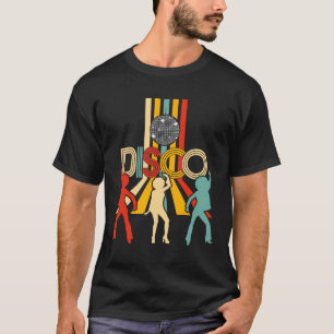 Retro 70s Disco Gifts Vintage Dancing Disco Ball T-Shirt
