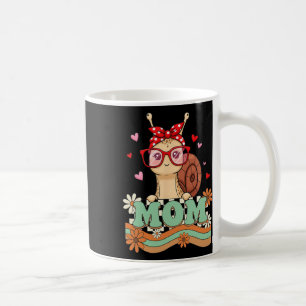 Retro 70s Flower Snail Mom Mama Grandma Mother's D Coffee Mug