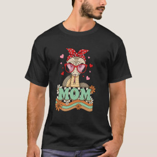 Retro 70s Flower Snake Mom Mama Grandma Mother's D T-Shirt