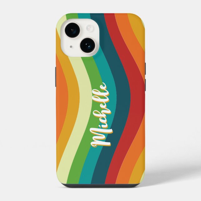 Retro 70s iPhone case (Back)