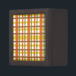 Retro 70s Orange Yellow Plaid Keepsake Box<br><div class="desc">This funky, original 70s-inspired design is made to look like groovy 1970s or late 1960s vintage plaid in shades of orange, gold yellow, moss green and red-brown on white. The seamless chequered pattern is slightly distressed so it looks like it has been painted on. This is a cool, old school...</div>