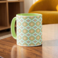 Retro 70s Pastel Geometric Wallpaper