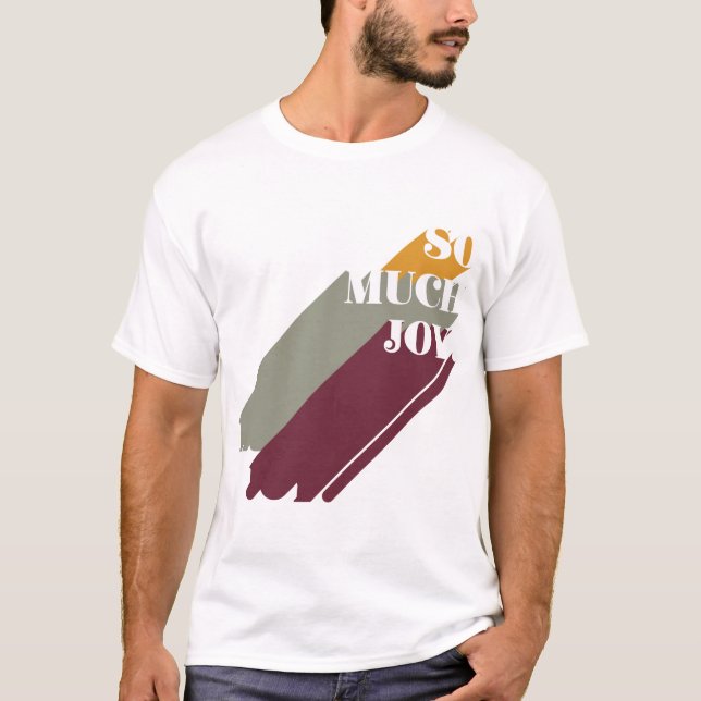 Retro 70s So Much Joy Christmas Shirt (Front)