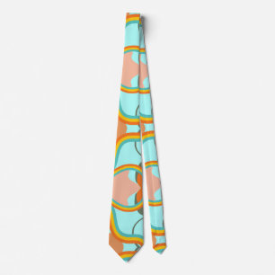 Retro 70s Summer vibes Tie