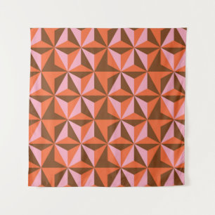 Retro 70's: Vintage Pattern Background Tapestry