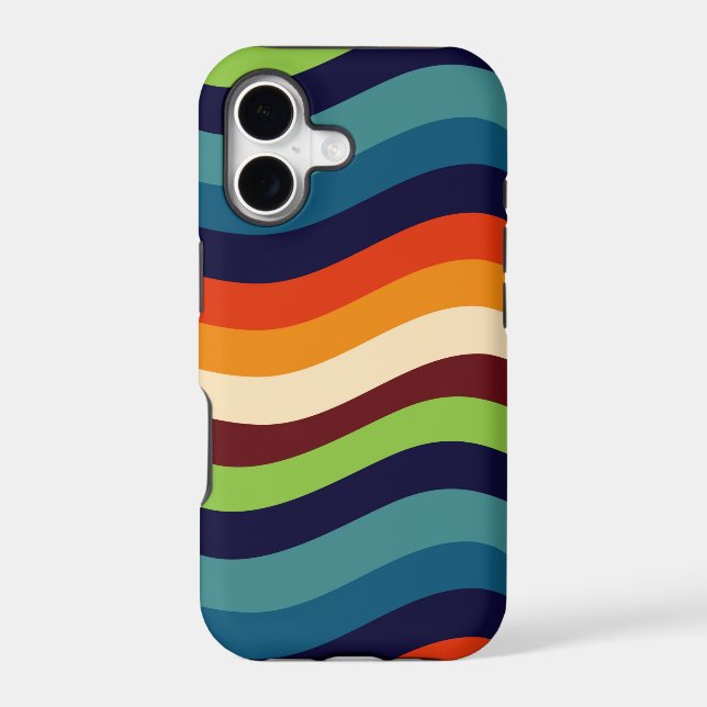 Retro 70s wavy stripes (Back)
