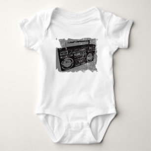 RETRO 80'S 90'S BOOM BOX BABY BODYSUIT