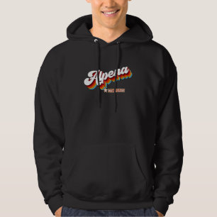Retro 80s Alpena Michigan Mi Hoodie