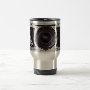 Retro 80s Camera Effect Travel Mug