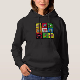 Retro 80s Costume Love The 80s Country Music Hoodie