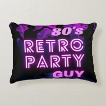 Retro 80s Disco Dance Party Neon Purple Funky 