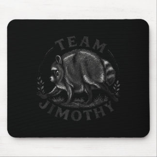 Retro 80s Jimothy Raccoon Design 2 Mouse Pad