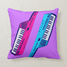 Retro 80s Keytar Synthesizer