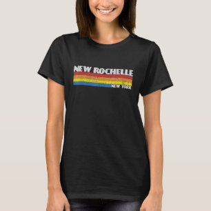 Retro 80s New Rochelle New York NY Souvenir T-Shirt