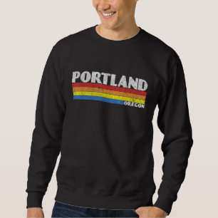 Retro 80s Oregon OR Souvenir Portland Sweatshirt