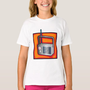 Retro 80s Pop Art Radio Vibrant Vintage T-Shirt