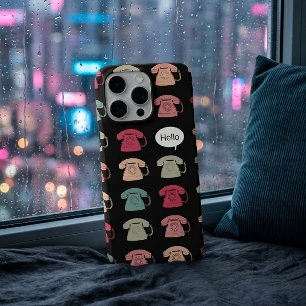 Retro 80s Pop Art Rotary Phone Hello