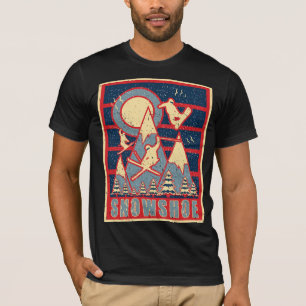 Retro 80s Snowshoe Mountain Ski T-Shirt