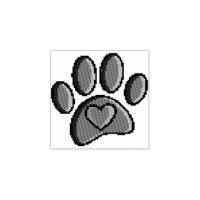 Retro 80s Video Game 8 Bit Pixel Art Dog Paw Patch