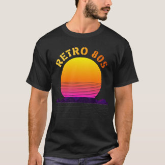 Retro 80s Vintage Sunset T-Shirt