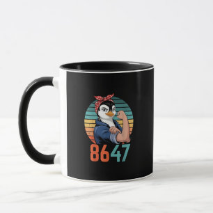 Retro 8647 Is It 2028 Yet Anti Trump Penguin  Mug