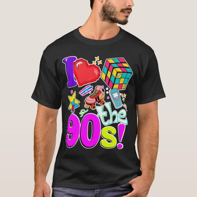 Retro 90 s Vintage Vibe T-Shirt (Front)