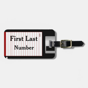 Retro 90's Floppy Disc double-sided Luggage Tag