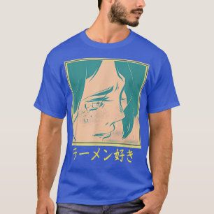 Retro 90s Japanese Aesthetic Waifu Anime Graphic T-Shirt