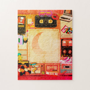 Retro 90's jigsaw puzzle