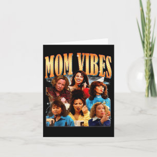Retro 90s Mom Vibe Shirt Mothers Day Funny Mom  Card