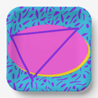 Retro 90's Party Plates