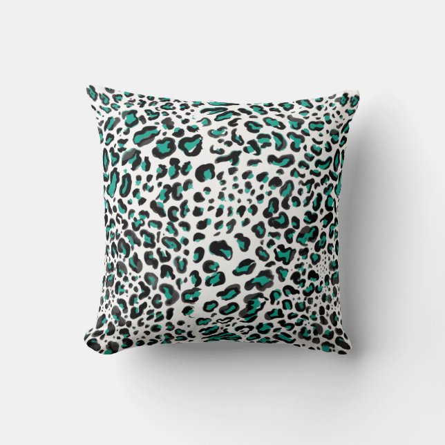 Retro 90s pattern throw pillow (Front)