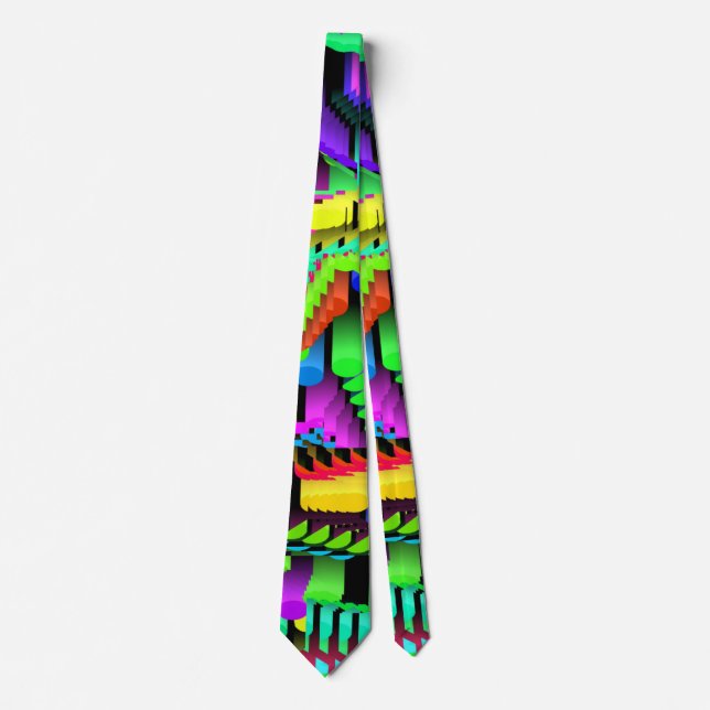 RETRO 90S PATTERN TIE (Front)
