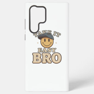 Retro 90s Smiley with a Hat Samsung Galaxy Case