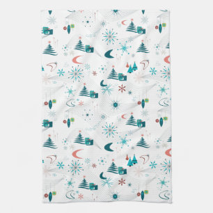 Retro A Go-Go Christmas Kitchen Towels