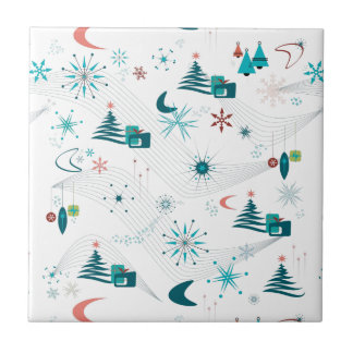 Retro A Go-Go Christmas Tile