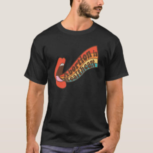 Retro Abortion Is Healthcare Lips Womens Rights Pr T-Shirt