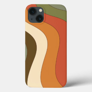 Retro abstract 70s 60s 80s 50s iPhone 13 case