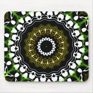 Retro Abstract Art Design Mouse pad