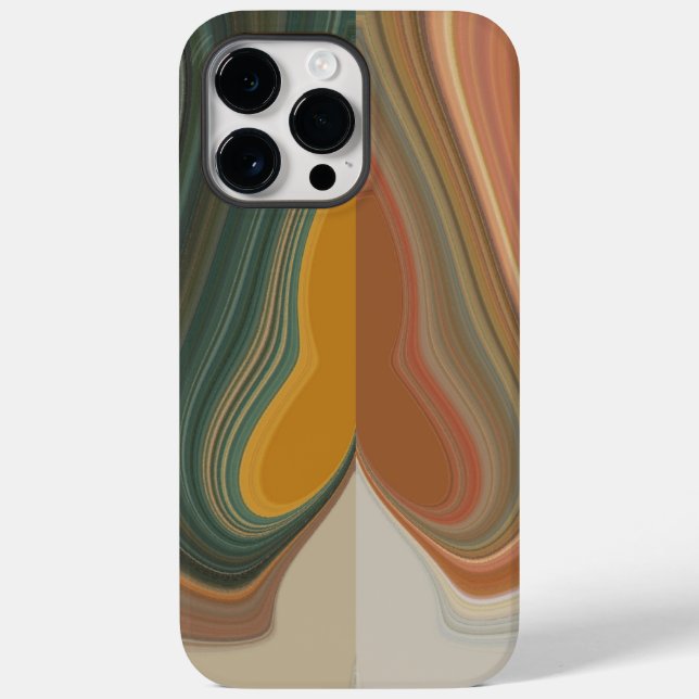 Retro Abstract Art Print Case-Mate iPhone Case (Back)