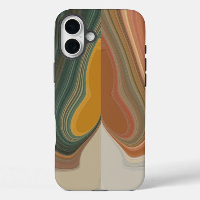 Retro Abstract Art Print Case-Mate iPhone Case (Back)