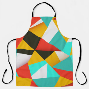 Retro Abstract: Colourful Blend. Apron