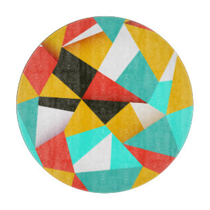 Retro Abstract: Colourful Blend. Cutting Board